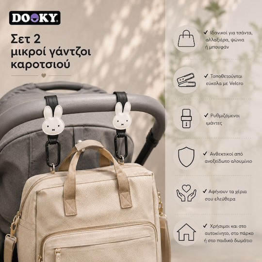 Dooky Γάντζος Καροτσιού Μαύρος