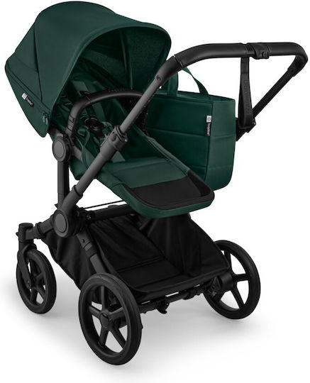 Bugaboo Donkey 6 Καρότσι 2 σε 1 Kατάλληλο για Nεογέννητο Complete Black/Fern Green