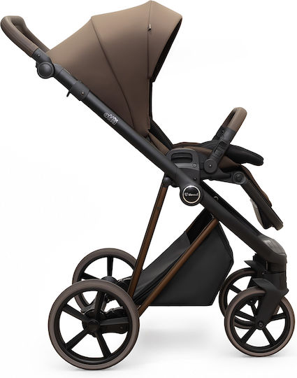 Dovadi Atta Plus Reversible 2 in 1 Baby Stroller Suitable for Newborn Greek Coffee