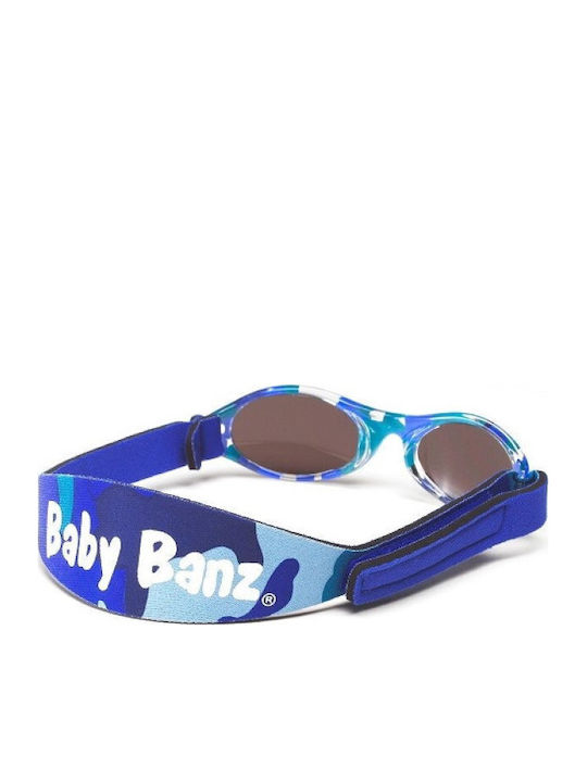 Banz Unbreakable Oval Baby Kids Sunglasses Blue for 2-5 Years