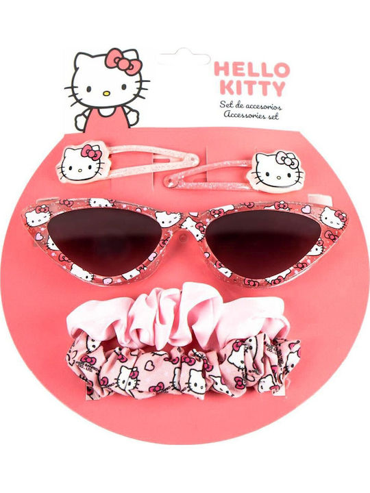 Cerda Cat Eye Kids Sunglasses Hello Kitty Red