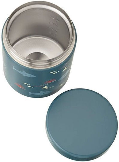 Fresk Baby Thermos für Lebensmittel Edelstahl Hai 500ml