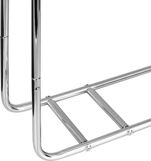 AWD Interior Двойна Стенна Rail За Банята С Винтове 48.5x15.5см Inox Сребрист