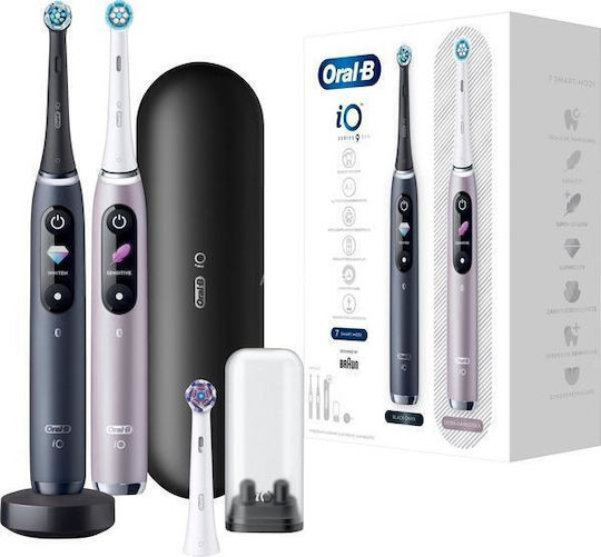 Oral-B Io Series 9 Duo Elektrische Zahnbürste mit Drucksensor Schwarz