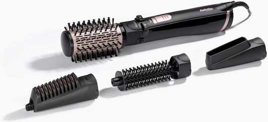Babyliss Dry, Straighten & Style Ceramică Perie Electrică cu Aer & Cap Rotativ pentru Îndreptare și Bucle 1000W