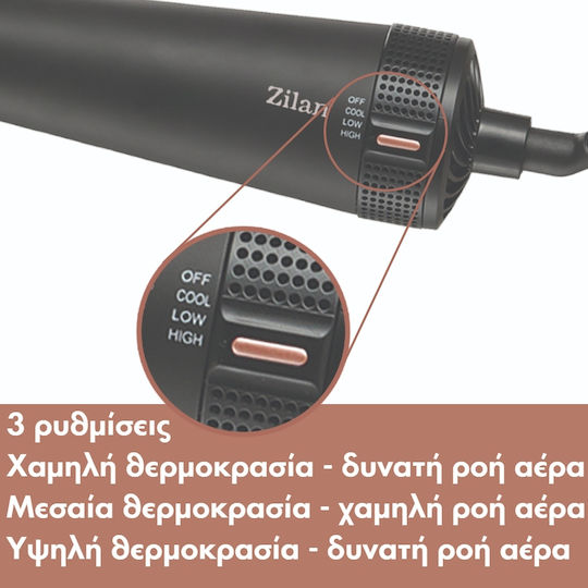 Zilan Keramik Elektrische Bürste zum Locken 1200W