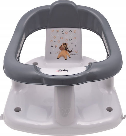 Maltex Baby Badewannen Klappbar mit Thermometer Grau