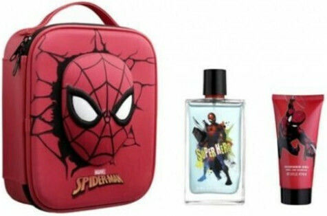 Marvel Kids Fragrances Set Eau de Toilette with Shower Gel 60ml & Toiletry Bag 100ml