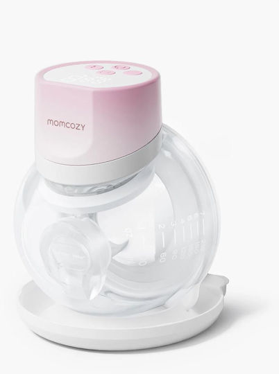 Momcozy S12 Pro Pompă de Sân Electrică Simplă cu Baterie Fără BPA Roz 180ml