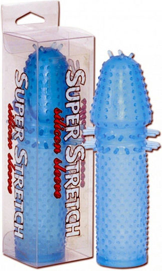 Seven Creations Super Stretch Extensie De Penis Manșon De Silicon Albastru