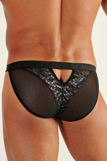 WOH Men's Sexy String Black