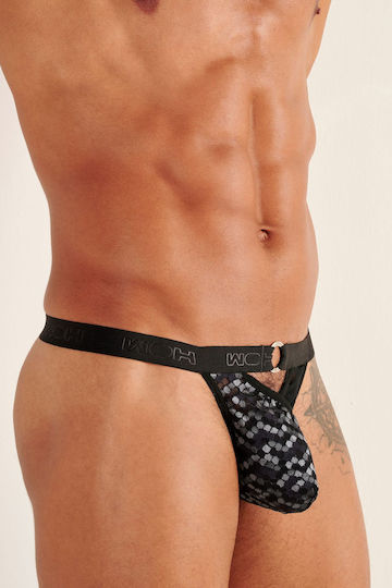 WOH Men's Sexy String Black