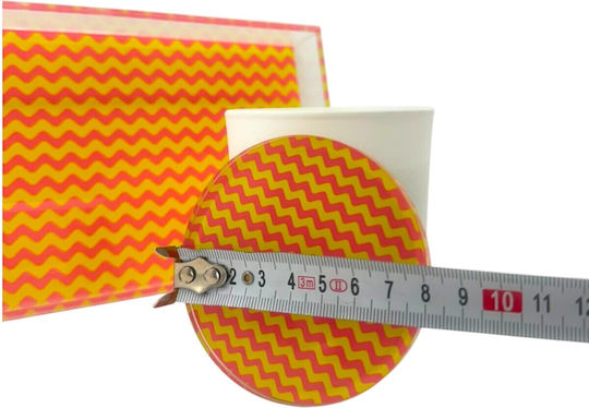 Plexilab Декоративен Диск Стъклен Кръгъл 23x13x3cm