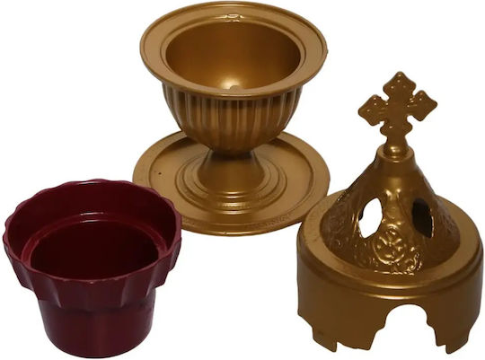 Metallische Klassische Vigilölampen Metallisches Glas 1 Stück Bronzefarben