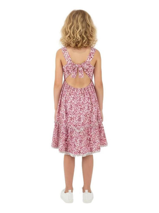 Joyce Mädchenkleid Fuchsie