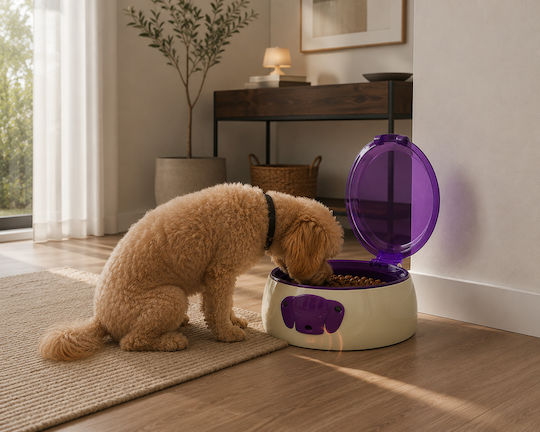 MRShome Automatic Dog Feeder 900ml 20x23x9.5cm