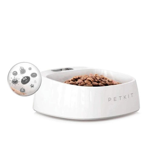 Food and Water Bowl for Dog made of ABS Plastic 450ml 16.5x17cm with Scale