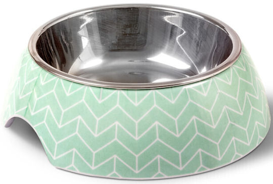 Glee Stainless Steel Food and Water Bowl for Dog and Cat 200ml 11x5x14cm