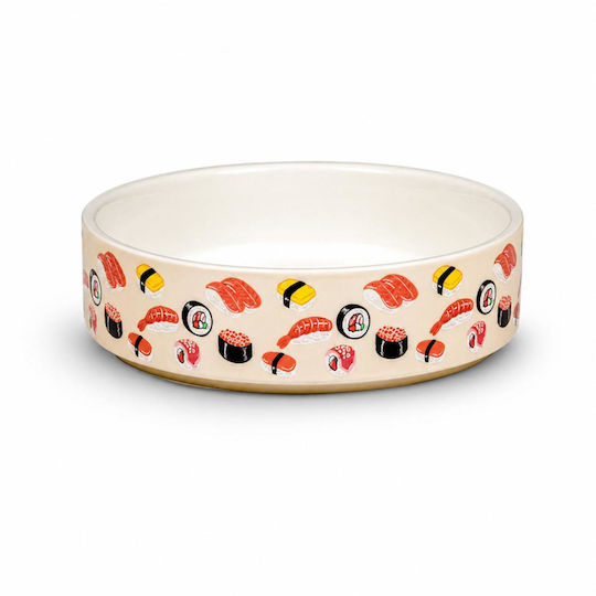 Glee Ceramic Food and Water Bowl for Dog and Cat 300ml 13.5cm