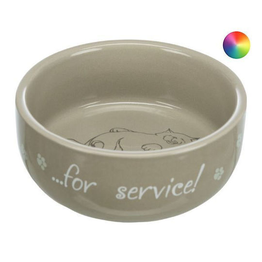 Trixie Bol Ceramica Pentru Mâncare Și Apă Pentru Pisică 300ml 11cm