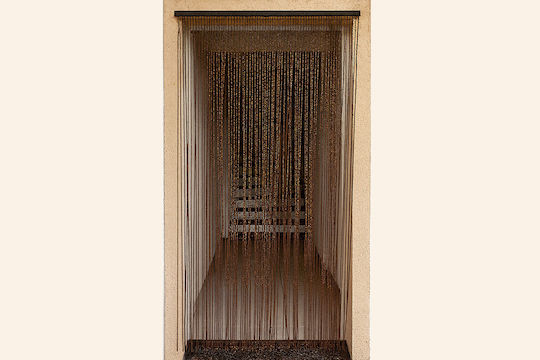 General Trade Türvorhang aus Hölzernes Braun 100x200cm 45328071