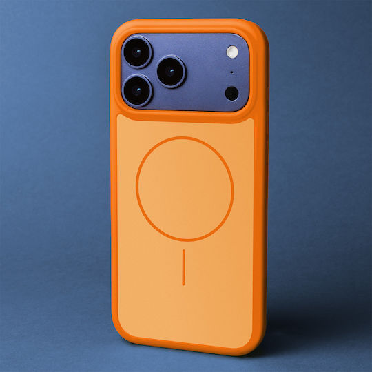 Frame Thin Mag Case Iphone 16 6 1" Orange