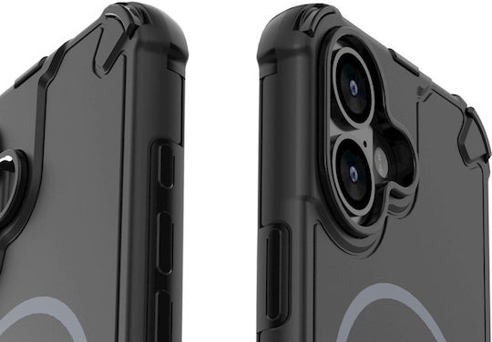 Defender 2in1 Mag Калъф за iPhone 17 6 3 Черен