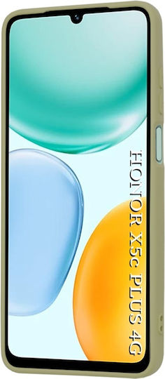 Back Cover Silicon Verde (Honor X5C Plus)