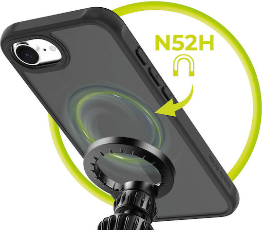 Mobile Origin Handyhülle Umschlag Rückseite Silikon 1.5mm Schwarze (iPhone 17e / 16e)
