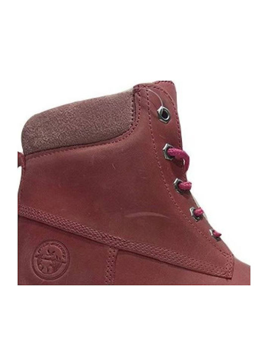 Fuchsie Damen Stiefeletten