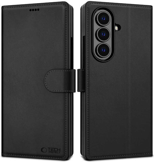 Tech-Protect Wallet Δερματίνης / Σιλικόνης Μαύρο (Galaxy Z Fold8 Ultra)