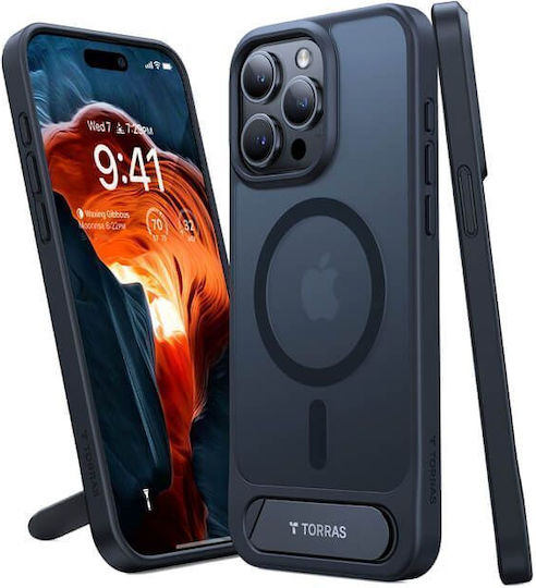 Torras Back Cover Silicon Negru (iPhone 15 Pro)