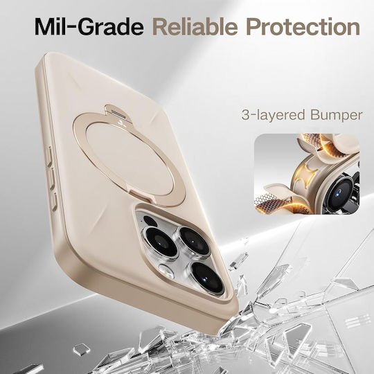 Torras Umschlag Rückseite Gold (iPhone 17 Pro / iPhone 16 Pro)