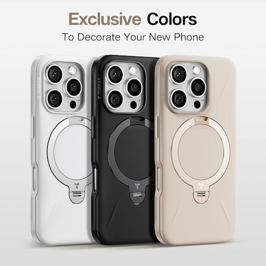 Torras Umschlag Rückseite Gold (iPhone 17 Pro / iPhone 16 Pro)