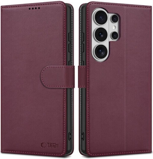 Tech-Protect Wallet Σιλικόνης Μπορντό (Galaxy S26 Ultra)