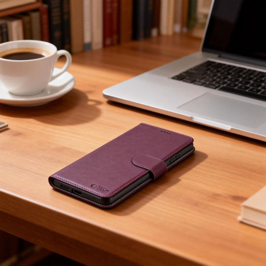 Tech-Protect Wallet Σιλικόνης Μπορντό (Galaxy S26 Ultra)