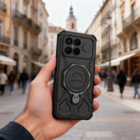 Tech-Protect Back Cover Silikon Schwarz für Poco F8 Ultra