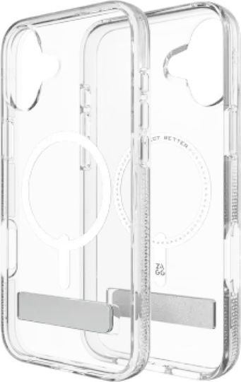 Zagg Snap Задна корица Пластмаса Прозрачен (iPhone 16 Plus)