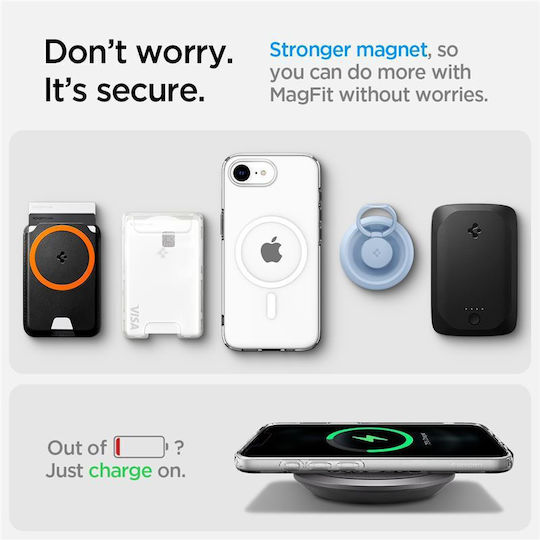 Spigen Crystal Flex (MagFit) Back Cover Silicon Transparent (iPhone 17e / 16e)
