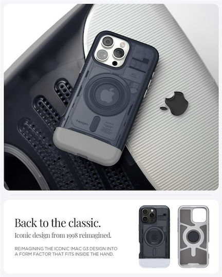 Spigen Classic C1 Back Cover Silicone Graphite (iPhone 16 Pro Max)