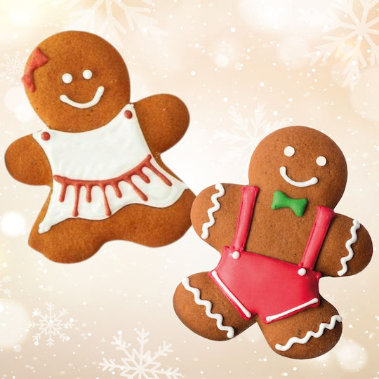 Family Gingerbread Christmas Pillow Set