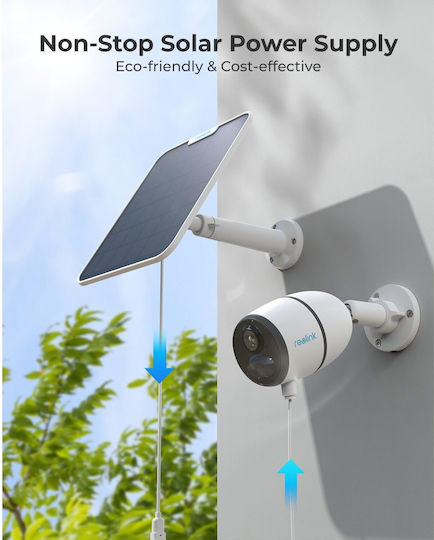 Reolink Ηλιακό Panel Συστημάτων CCTV Type-C Λευκό 4m
