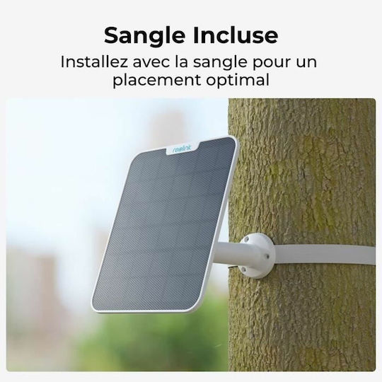 Reolink Ηλιακό Panel Συστημάτων CCTV Type-C Λευκό 4m