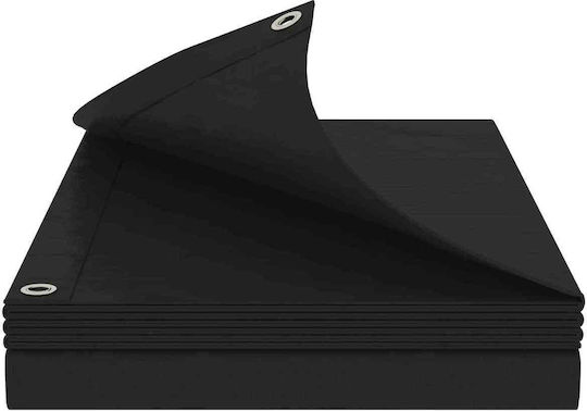 vidaXL Αδιάβροχος Μουσαμάς 180gr/m² 8x8μ. Ελαφρού Τύπου Γκρι