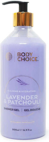 Body Choice Gel de dus relaxant cu miros de lavandă 500ml