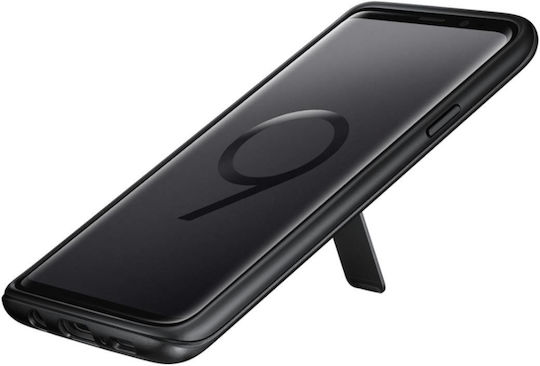 Samsung Задна корица Пластмаса Черен (Galaxy S9+)