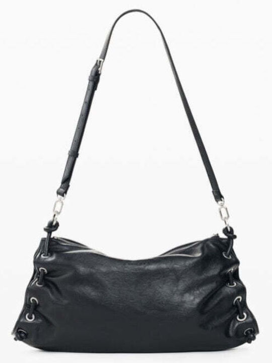 Damen Handtasche Schulter Schwarze