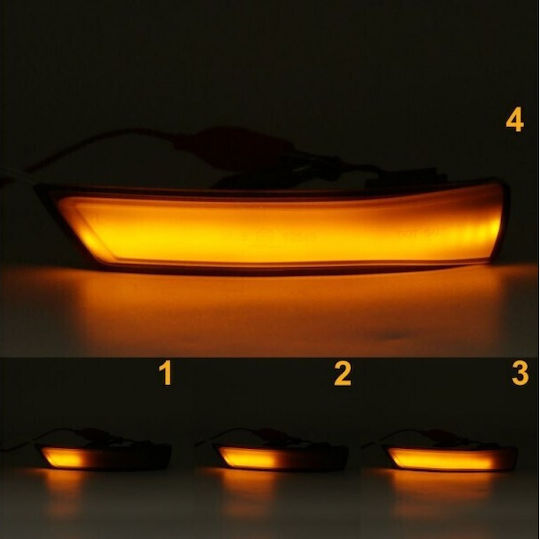 Динамични LED Флашове За Огледало Ford Focus Mondeo IV 1738489
