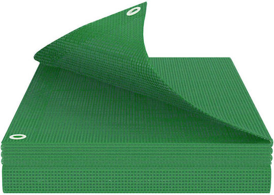 vidaXL Αδιάβροχος Μουσαμάς 140gr/m² 8x8μ. Ελαφρού Τύπου Πράσινος