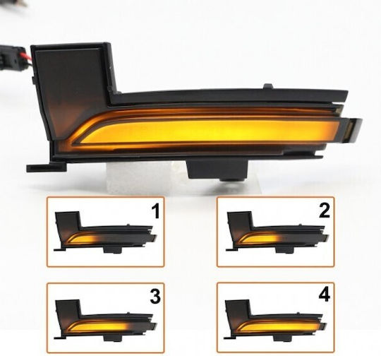 Flash Lumini LED Pe Oglindă Skoda Kodiaq Dinamic Transparent Stâng Drept 565949101a